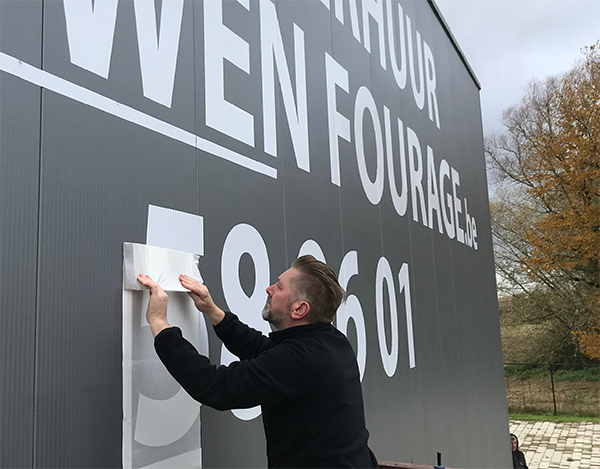 belettering door Lauwers en Letters